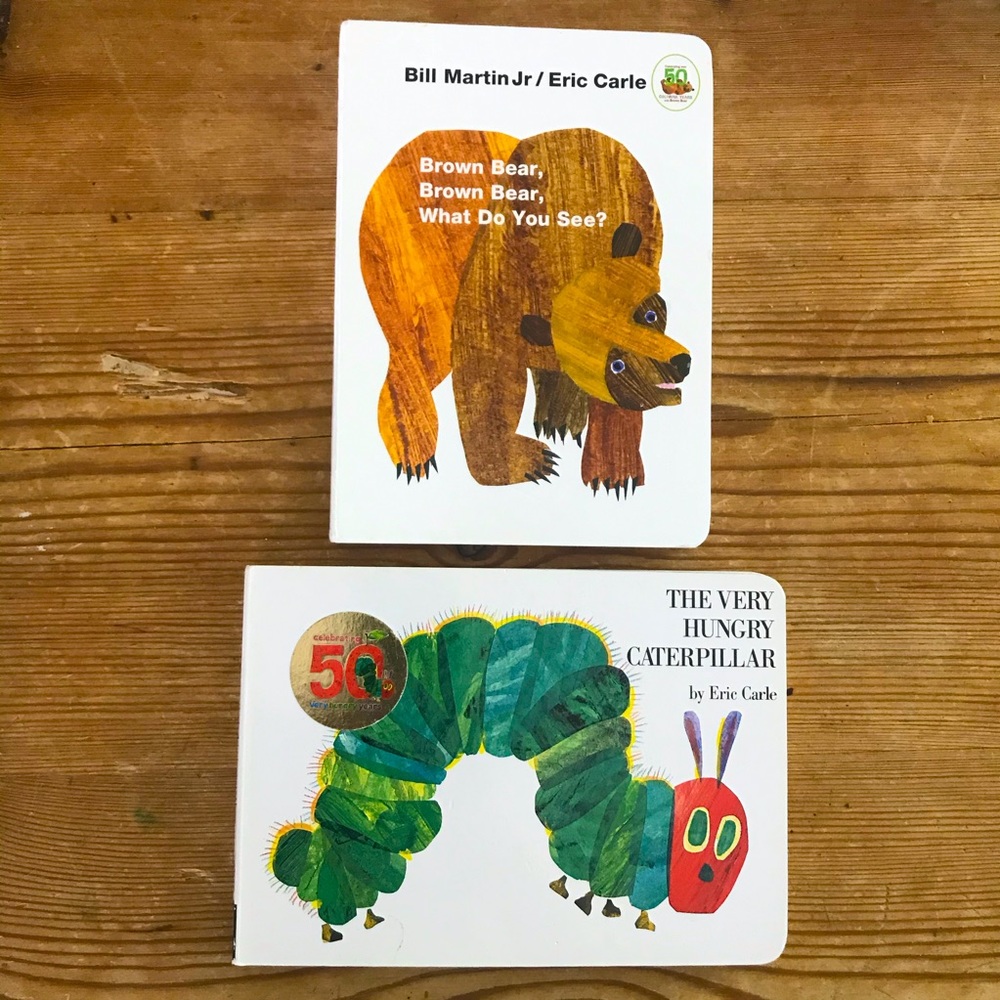 Eric Carle Board Book Bear Hungry Caterpillar Kid